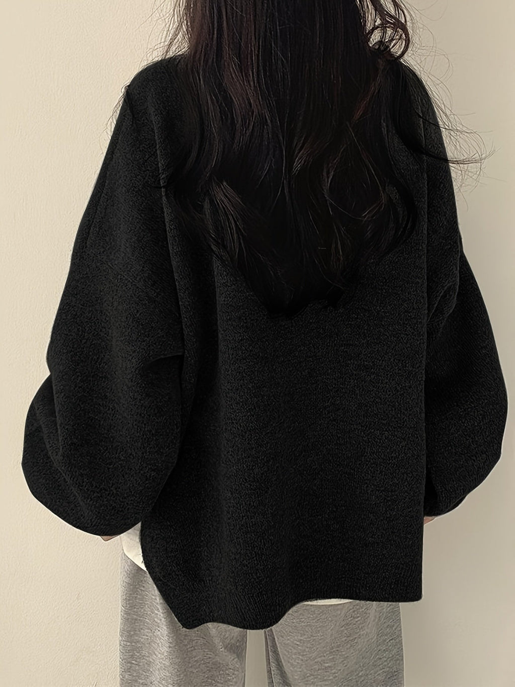 Aemie | Oversized Crewneck Sweater