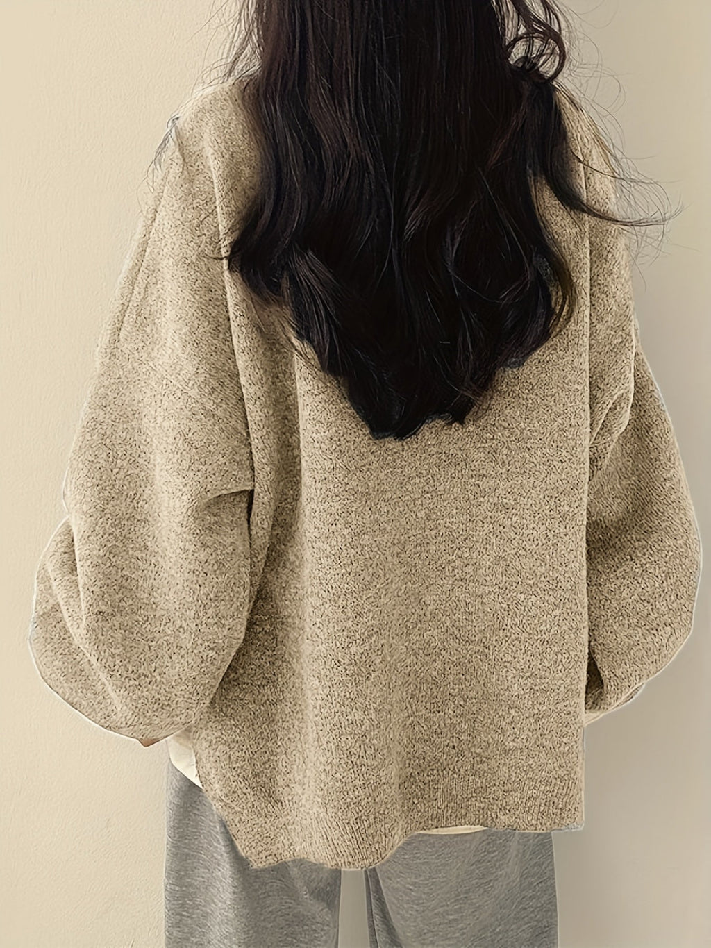Aemie | Oversized Crewneck Sweater