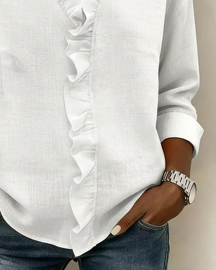 Beatrice | Refined V-Neck Blouse