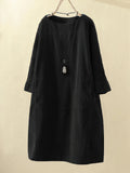 Sorenia | Wide-Cut Smock Dress