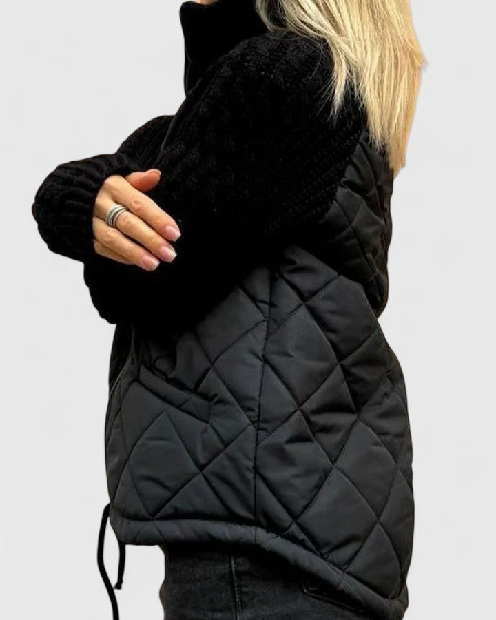 Nerisse | High-Neck Quilted Jacket