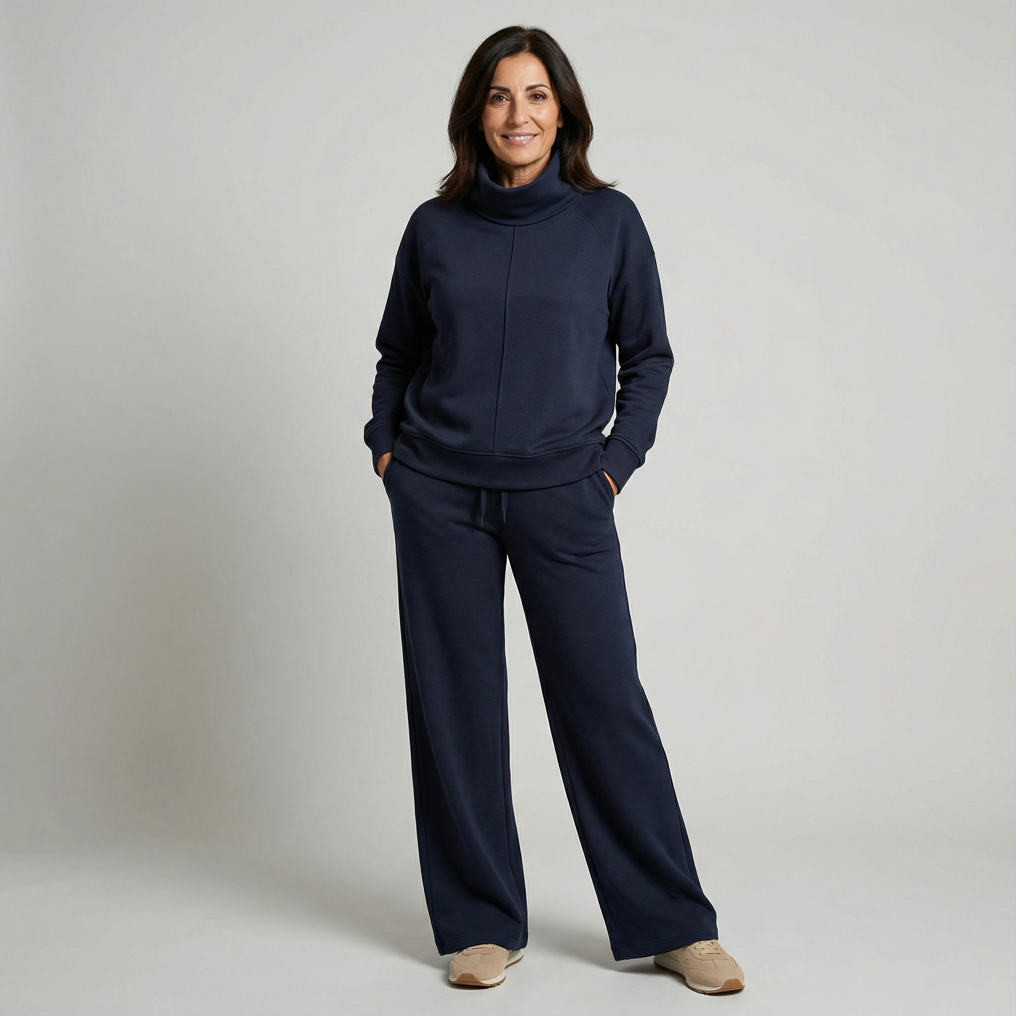 Rumie | Comfy Mock Neck Set