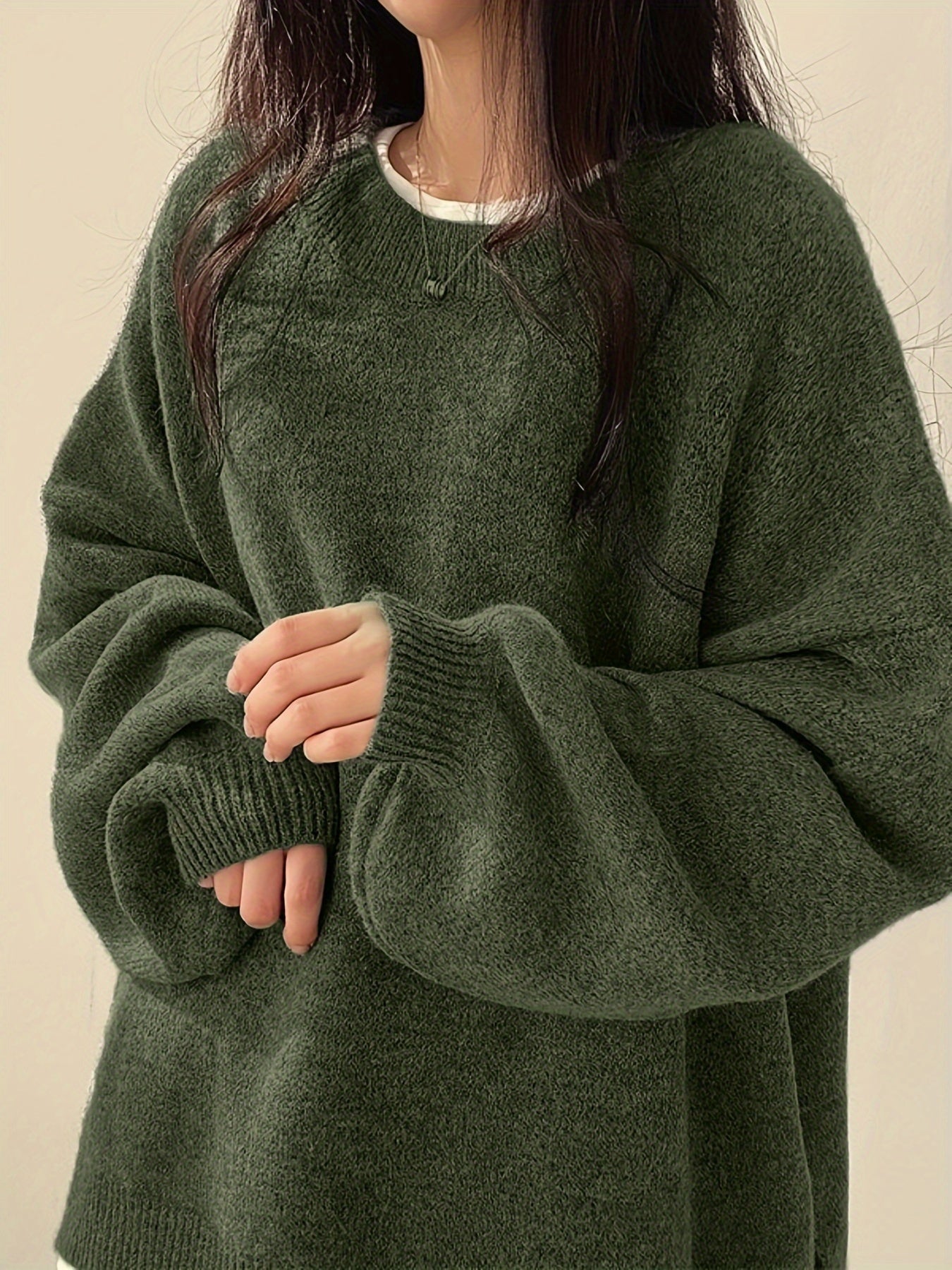 Aemie | Oversized Crewneck Sweater