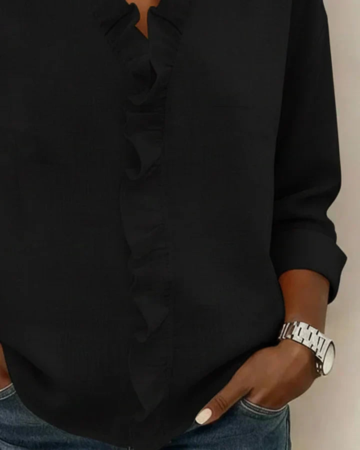 Beatrice | Refined V-Neck Blouse