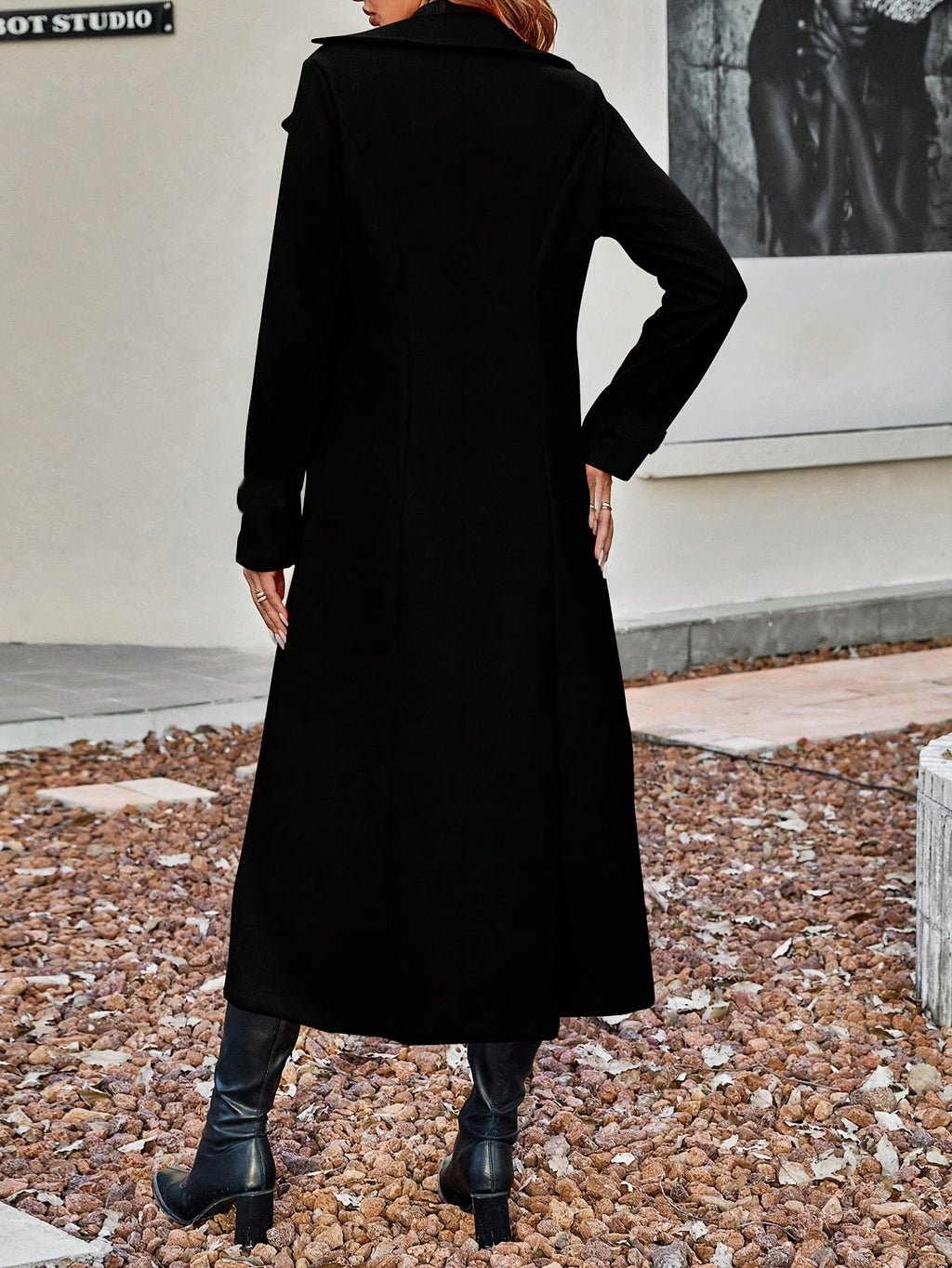 Thania | Elegant Longline Overcoat