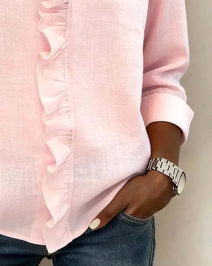 Beatrice | Refined V-Neck Blouse