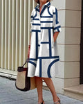 Coleen | Chic Linear Dress