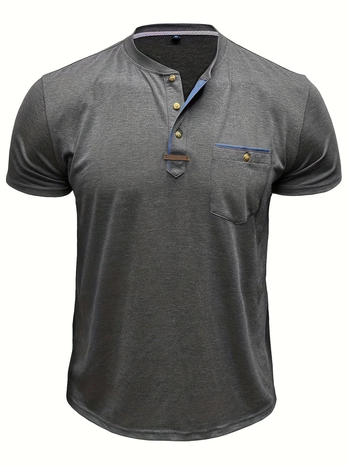 Slade | Classic Round Neck Pocket Shirt