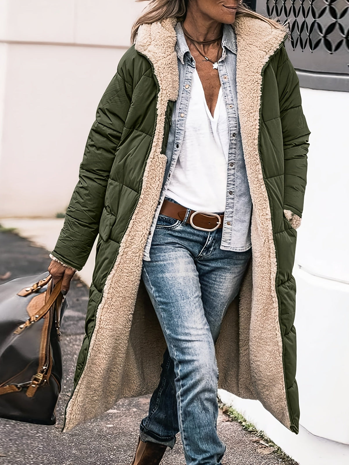 Ellena | Sleek Longline Winter Jacket
