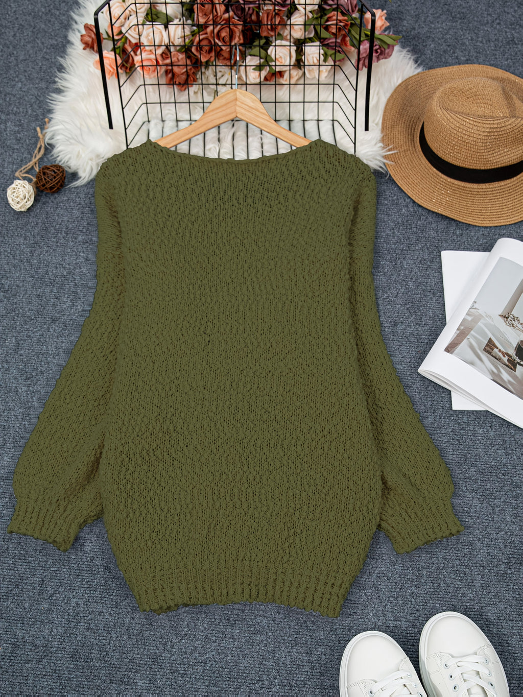 Jenna | Cozy Long Sleeve Sweater