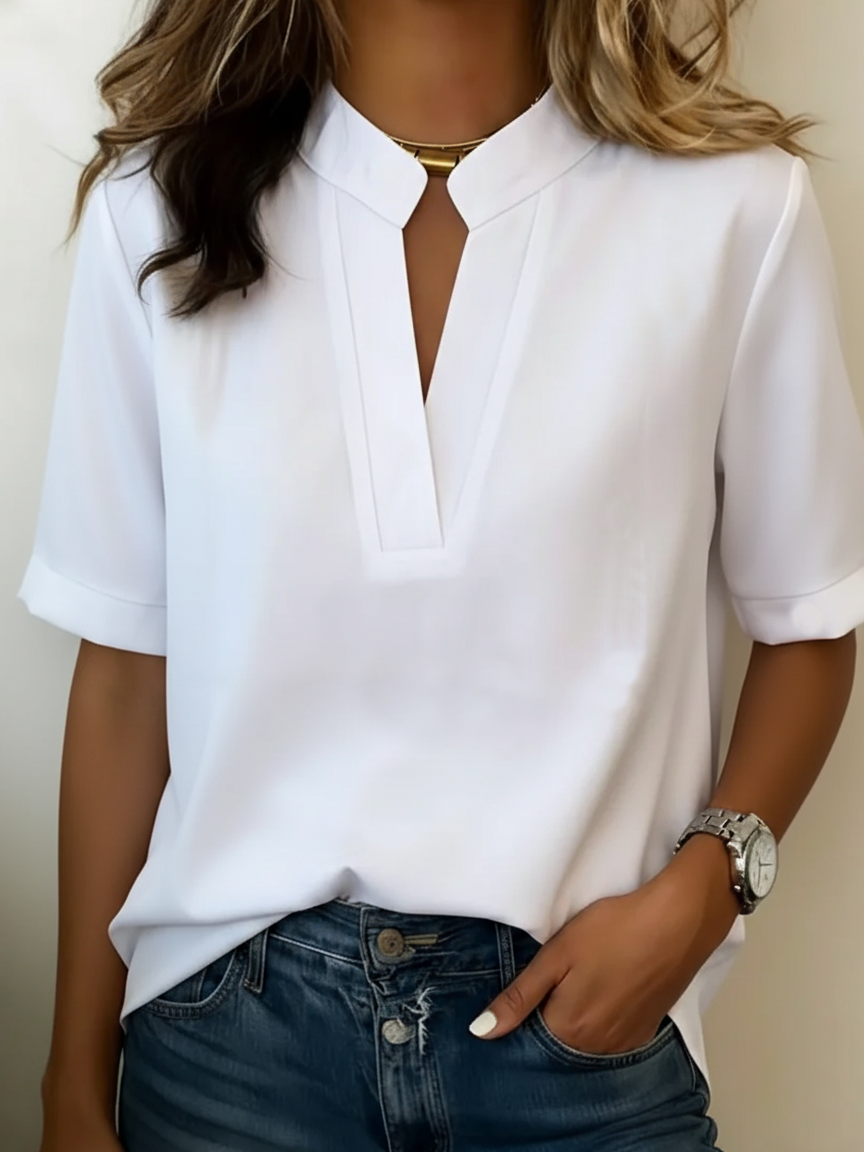Juliet | Tailored V-neck Top