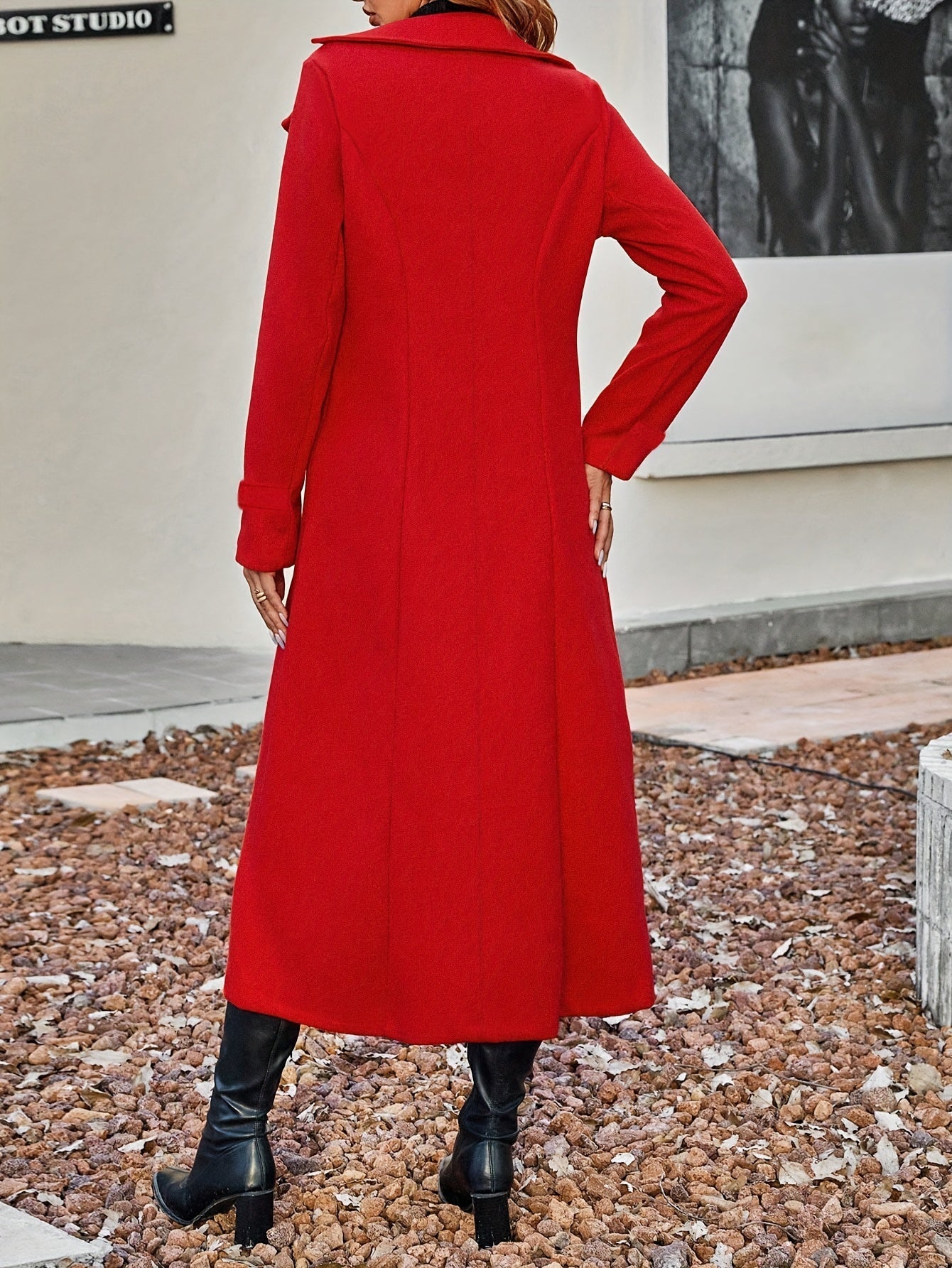 Thania | Elegant Longline Overcoat