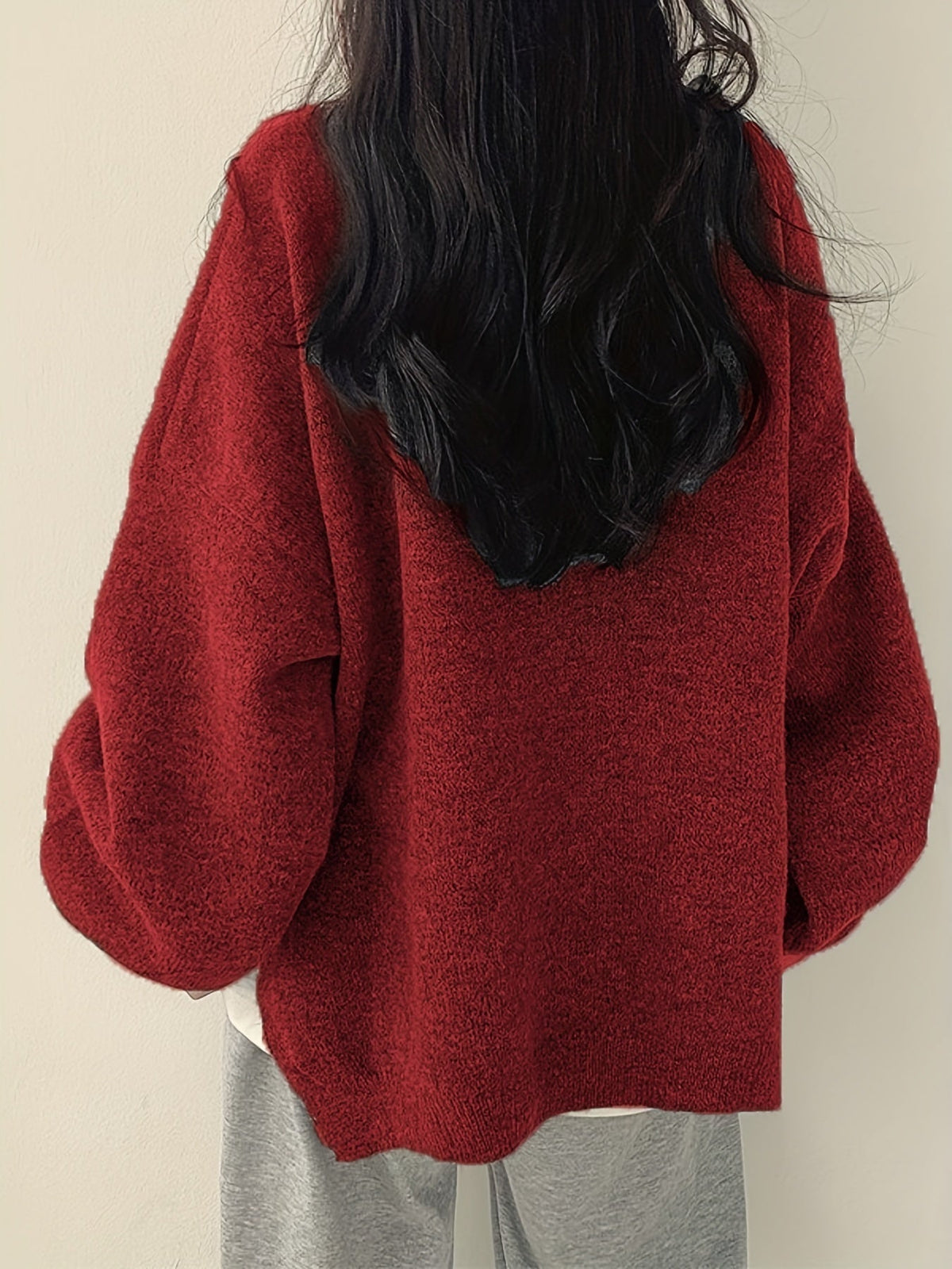Aemie | Oversized Crewneck Sweater