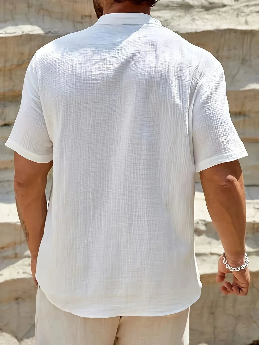 Scott | Cozy Stand-Collar Summer Shirt