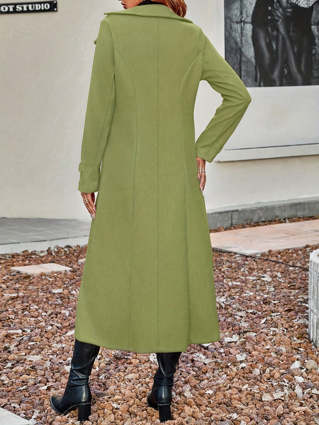 Thania | Elegant Longline Overcoat