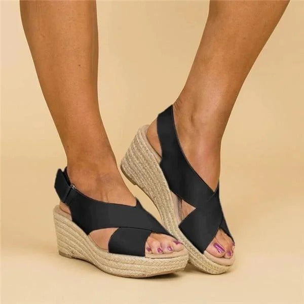 Annika | Orthopedic Open-toe Wedges