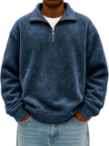 Vhon | Retro Quarter Zip Shirt