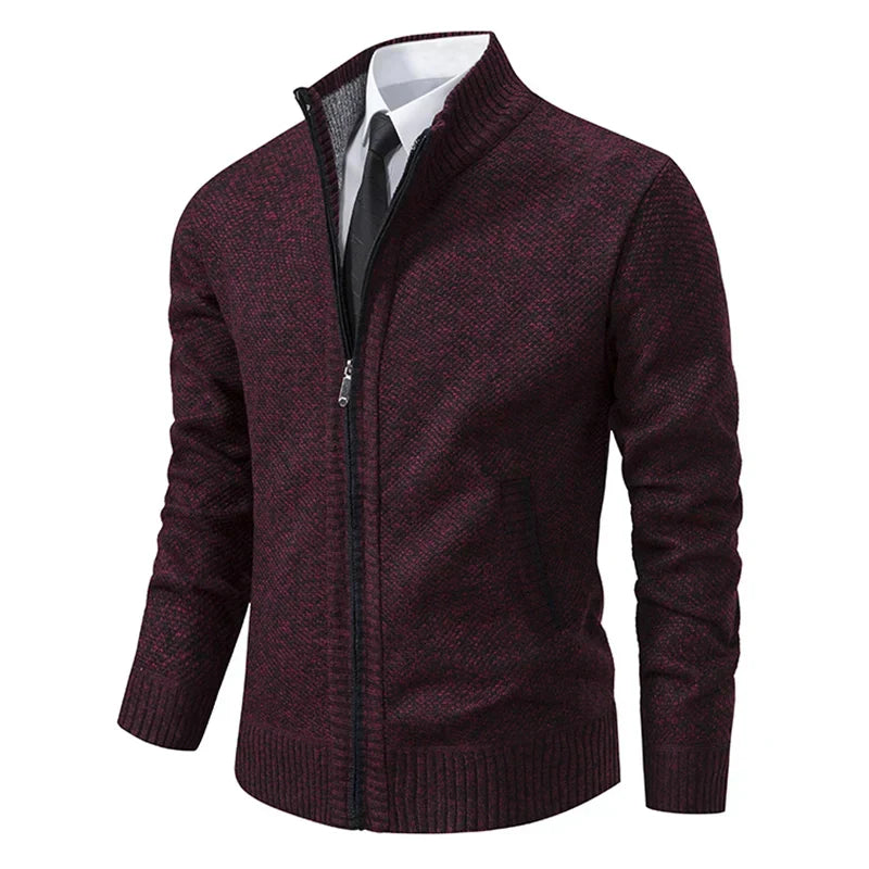 Cesar | Soft Edge Zip Sweater