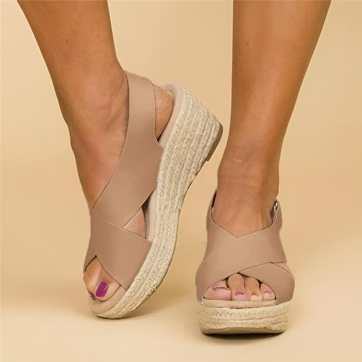 Annika | Orthopedic Open-toe Wedges