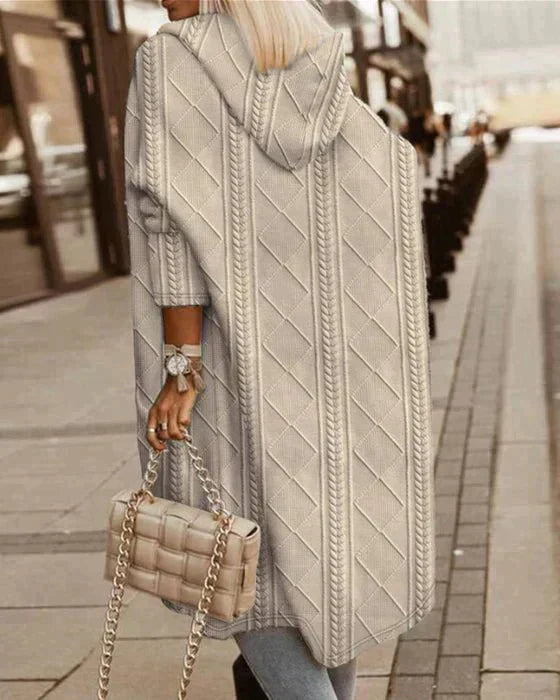Goanne | Stylish Long Hooded Cardigan