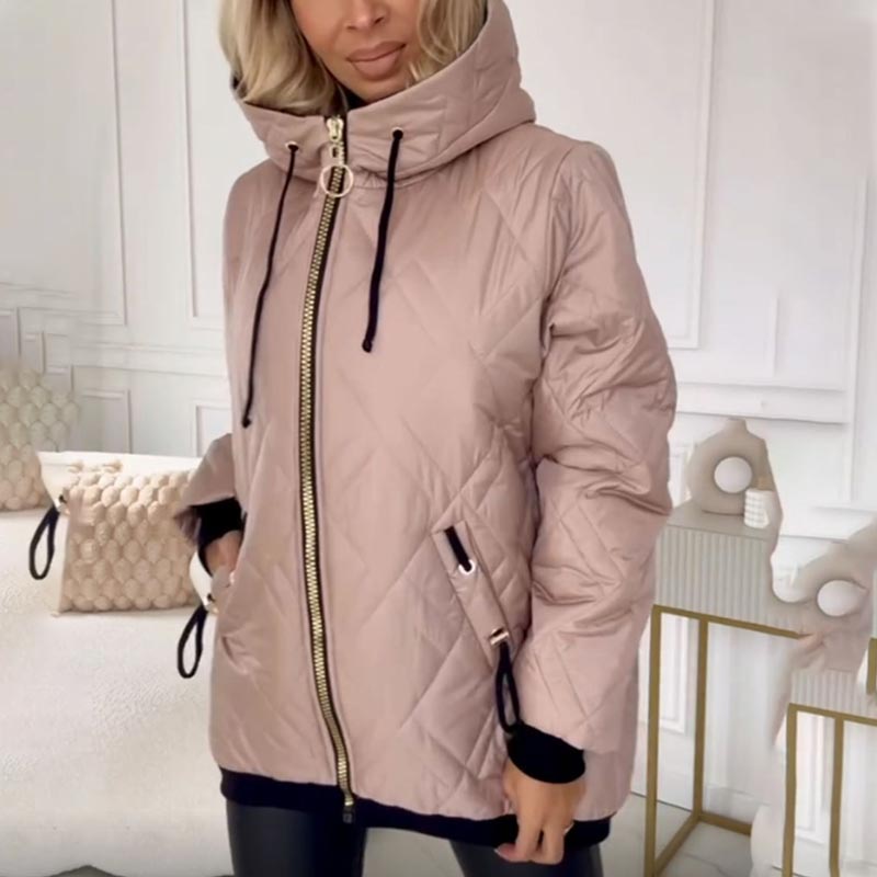 Marcela | Stylish Hooded Outerwear Jacket