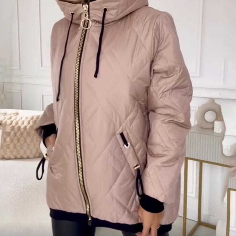 Marcela | Stylish Hooded Outerwear Jacket