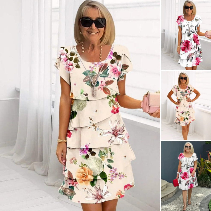 Iveline | Dewdrop Floral Dress