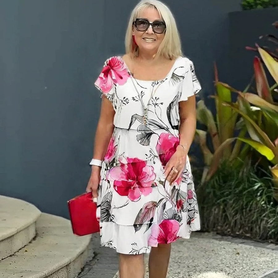 Ivee | Dewdrop Floral Dress