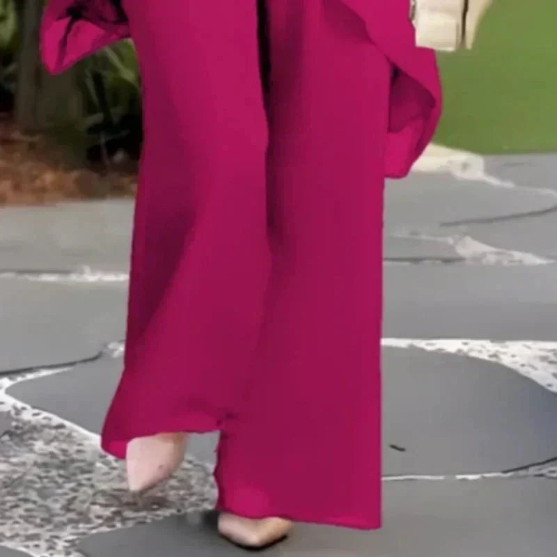 Herlien | Chic Irregular Top and Pants Set