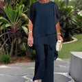 Herlien | Chic Irregular Top and Pants Set